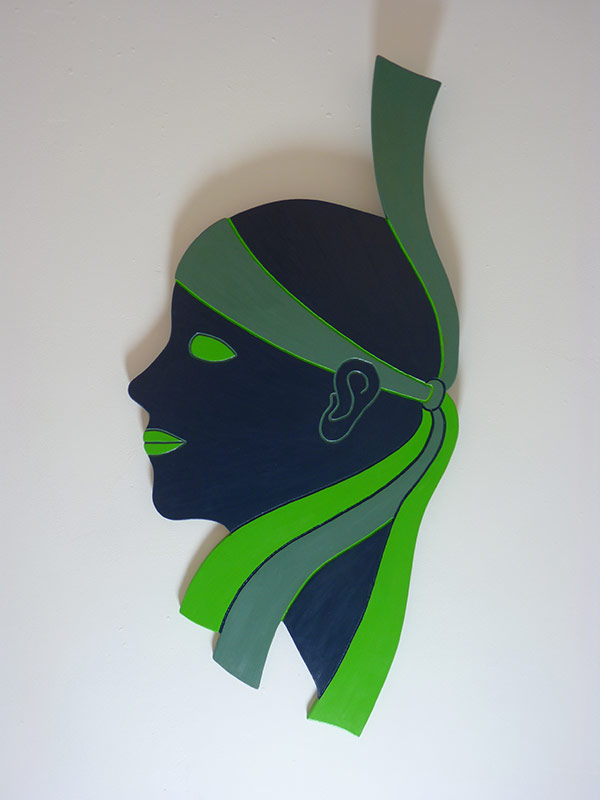 Tête de maure en forme de corse