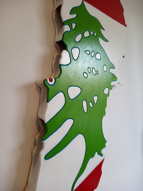 Tableau pour un restaurant libanais