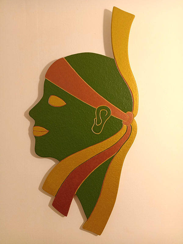 Tête de maure en forme de corse